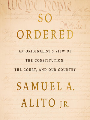 cover image of So Ordered